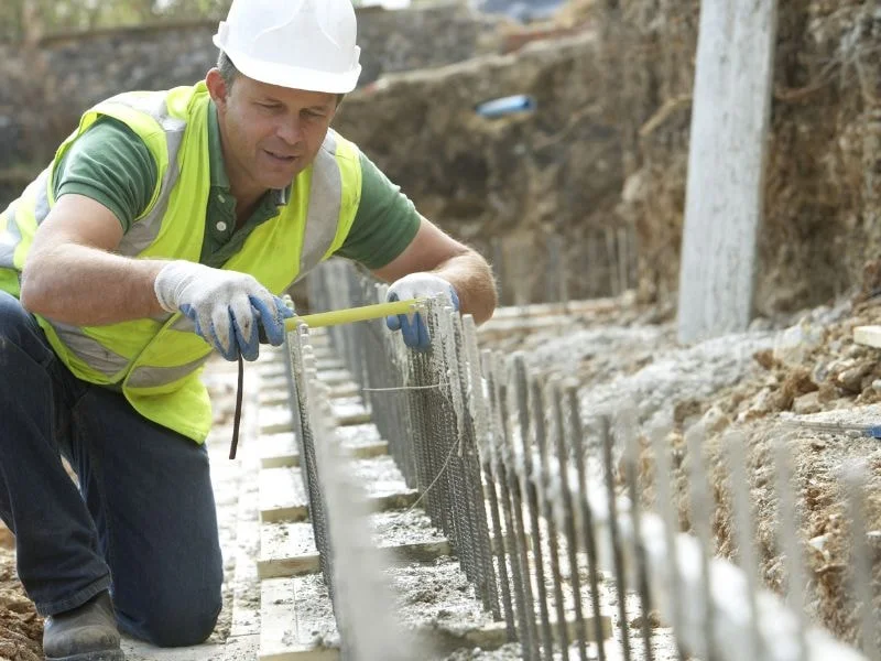 An image showing the foundation underpinning process.